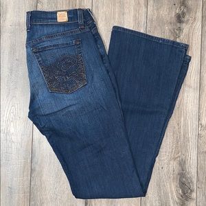 Lucky Brand Sweet N Low Floral Shimmer Jeans